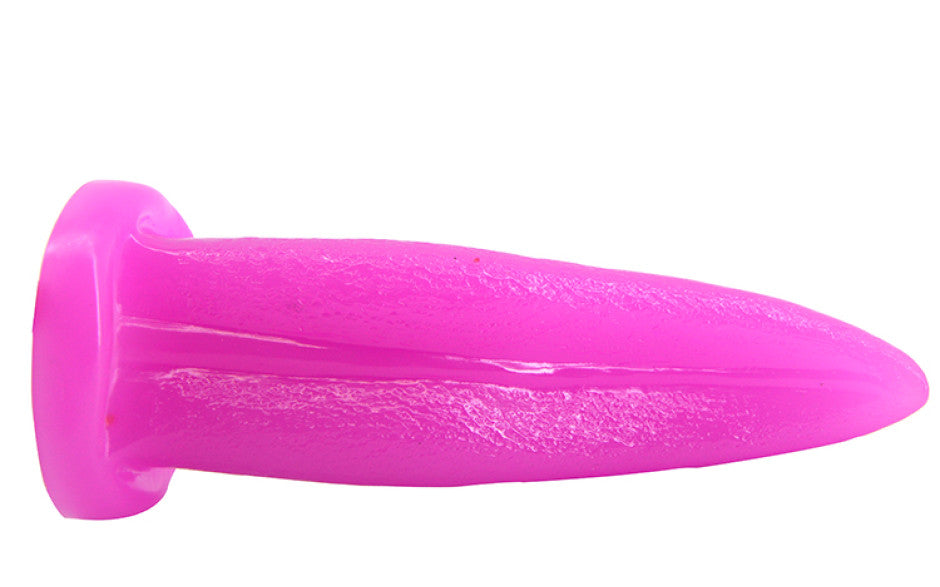 Tongue Shape Anal Plug Purple - Just for you desires