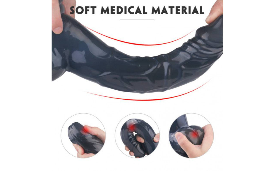 King Kong Dong w Balls Black XXL - Just for you desires