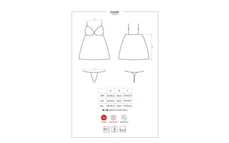 Luvae Babydoll Black - Just for you desires