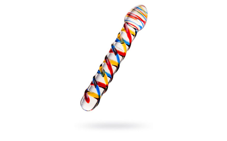 Sexus Glass Dildo Tropicana 19.5cm - Just for you desires