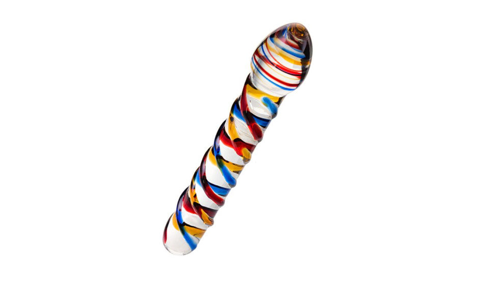 Sexus Glass Dildo Tropicana 19.5cm - Just for you desires
