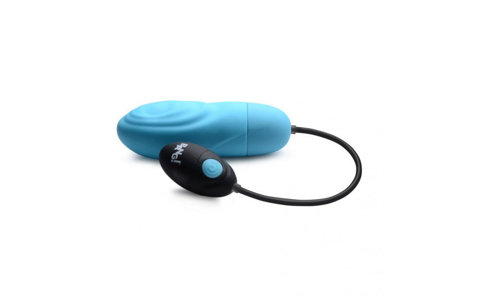 7X Pulsing Rechargeable Bullet- Blue - Just for you desires