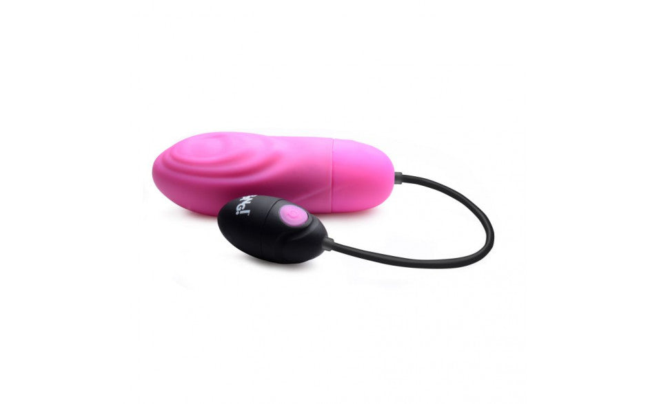 7X Pulsing Rechargeable Bullet- Pink - Just for you desires
