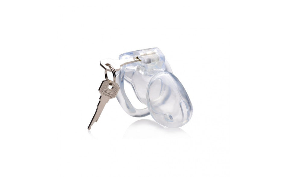 Clear Captor Chastity Cage - Medium - Just for you desires