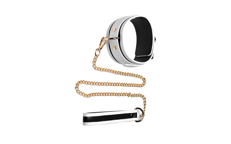 Kink in the Dark Glowing Collar & Lead Flouro Green - Just for you desires