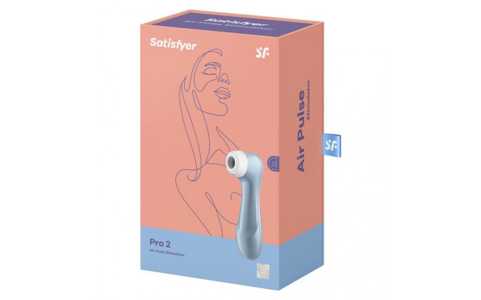 Satisfyer Pro 2 Air Pulse Massager Blue - Just for you desires