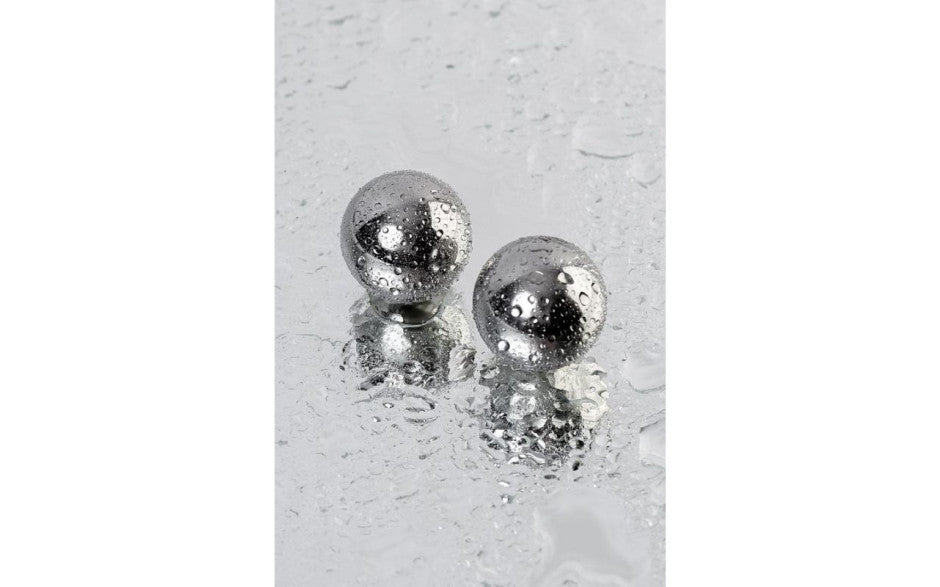 Silver Metal 2 Pc Vaginal Balls 2.5cm - Just for you desires