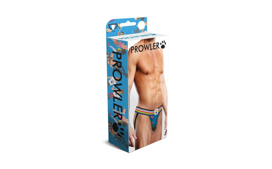 Prowler Pixel Art Gay Pride Collection Jock Strap Blue Rainbow - Just for you desires