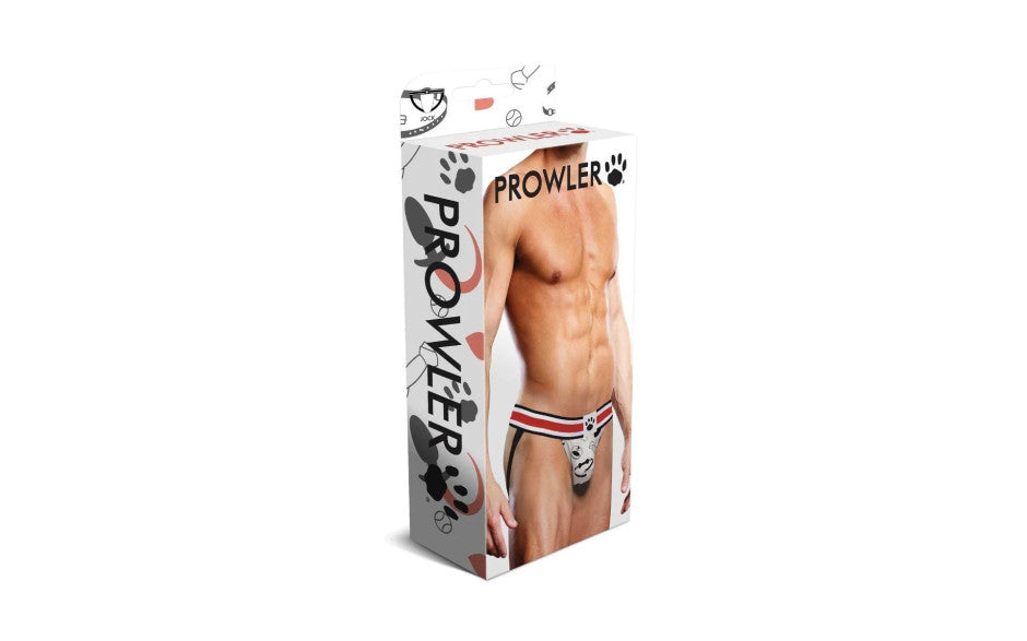 Prowler Puppie Print Jock Strap Black Red - Just for you desires