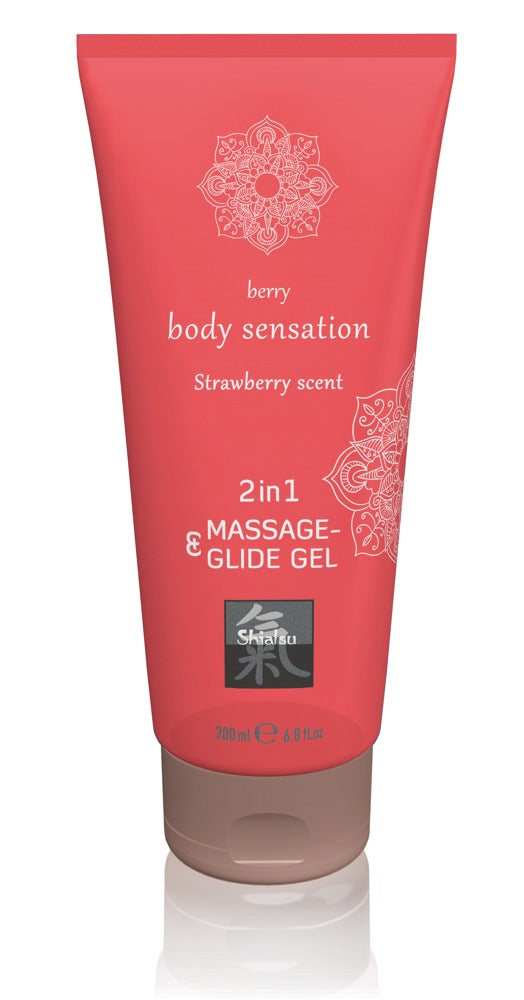 236838 - 2In1 Strawberry Gel 200Ml - Just for you desires