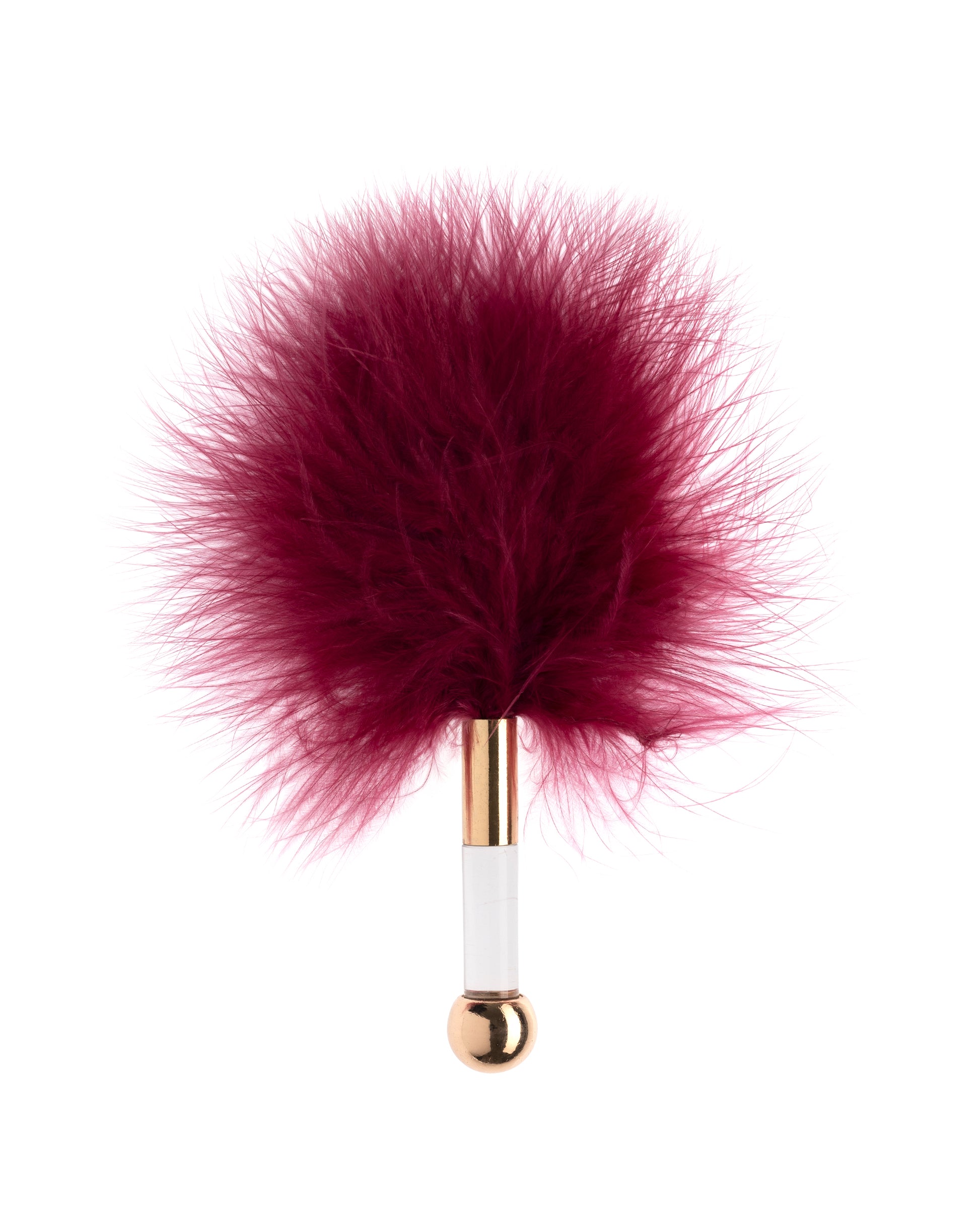 Share Satisfaction Luxury Tickler - Burgundy - Just for you desires