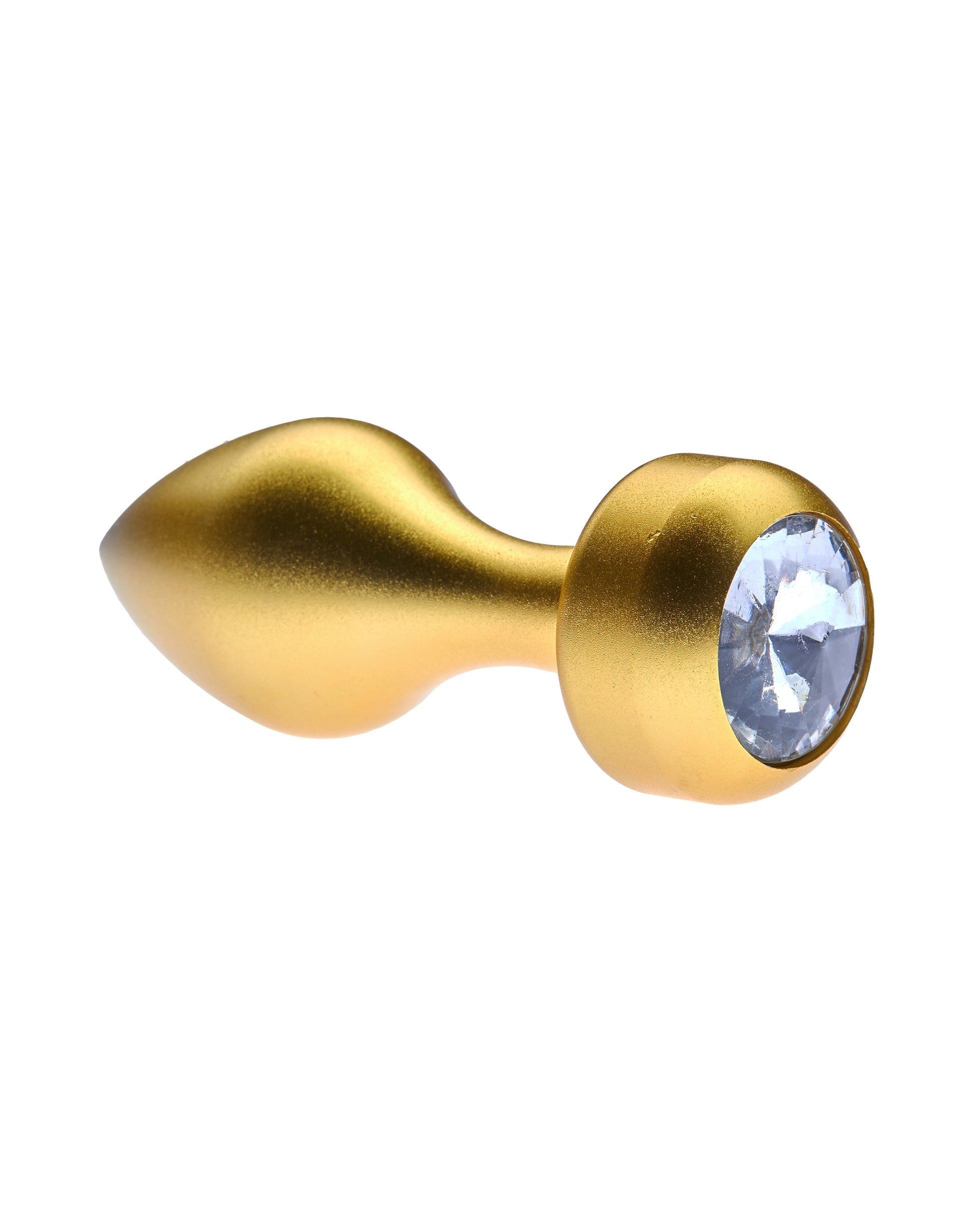 AKink - Steel Plated Heart MED Jewelled Butt plug 82mm x 34mm Weight 292g - Just for you desires