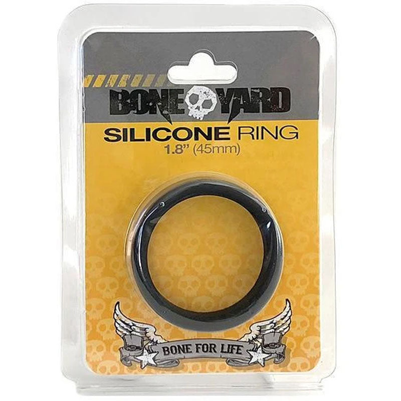 Boneyard Silicone Ring 45mm - Black 45 mm Cock Ring - Just for you desires